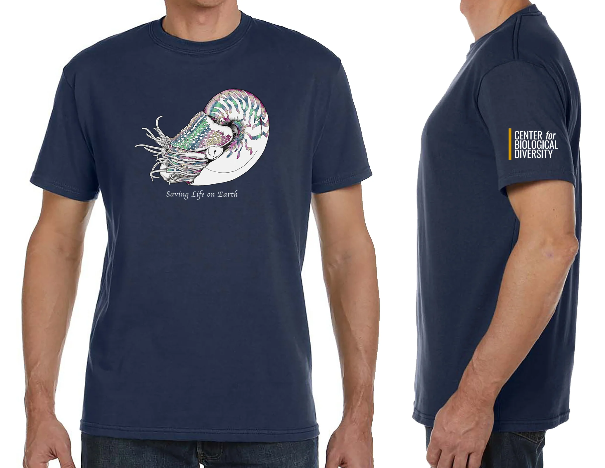 Nautilus T-Shirt - Center for Biological Diversity Fundraiser - Image 6